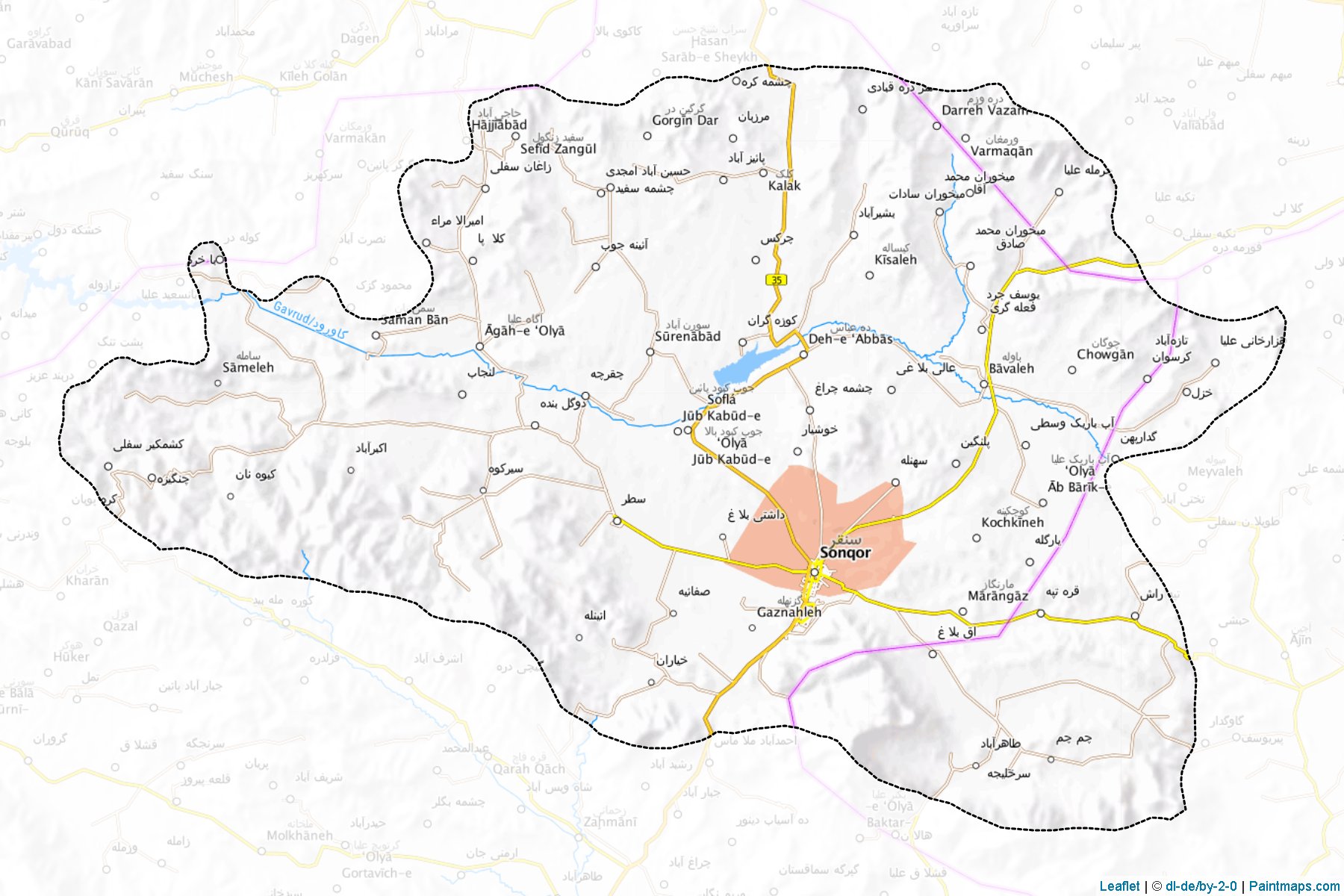 Sungur (Kirmanşah Eyaleti) Haritası Örnekleri-1