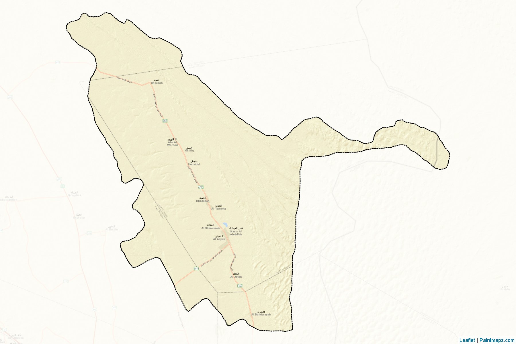 Al-Asyah (El Kasım Bölgesi) Haritası Örnekleri-2