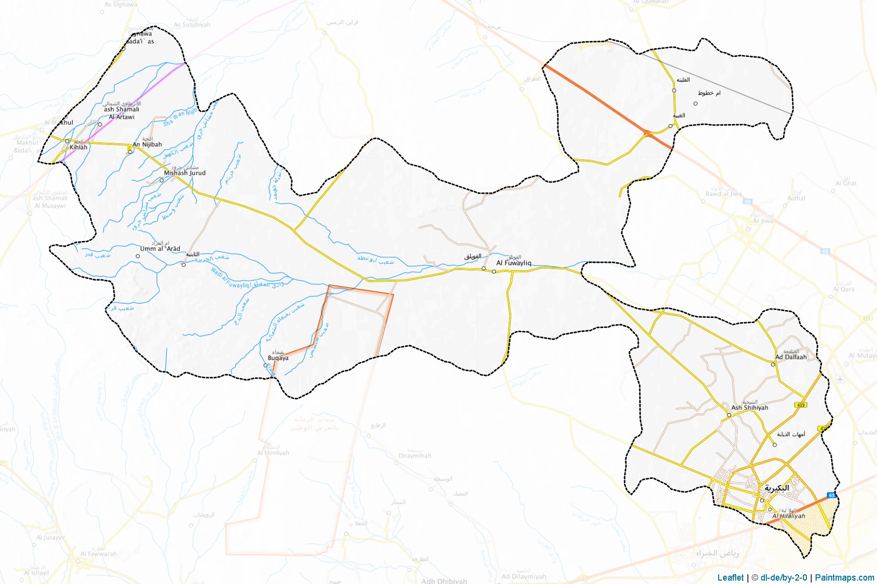 Al-Bukayriyah (Al-Qassim) Map Cropping Samples-1