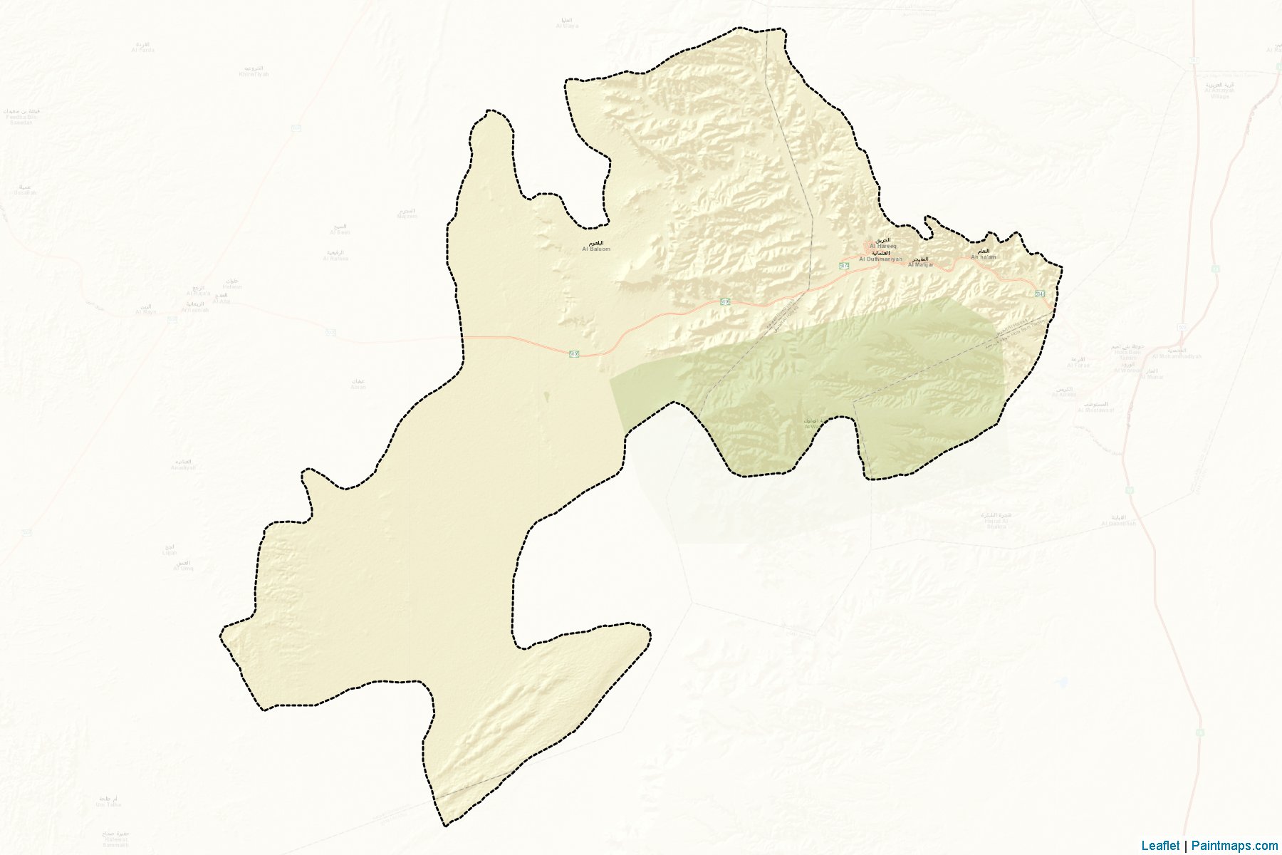 Al-Hariq (Riyadh) Map Cropping Samples-2