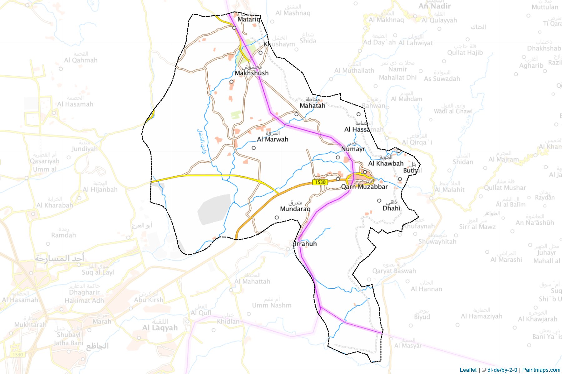 Muestras de recorte de mapas Al-Harth (Jizan)-1