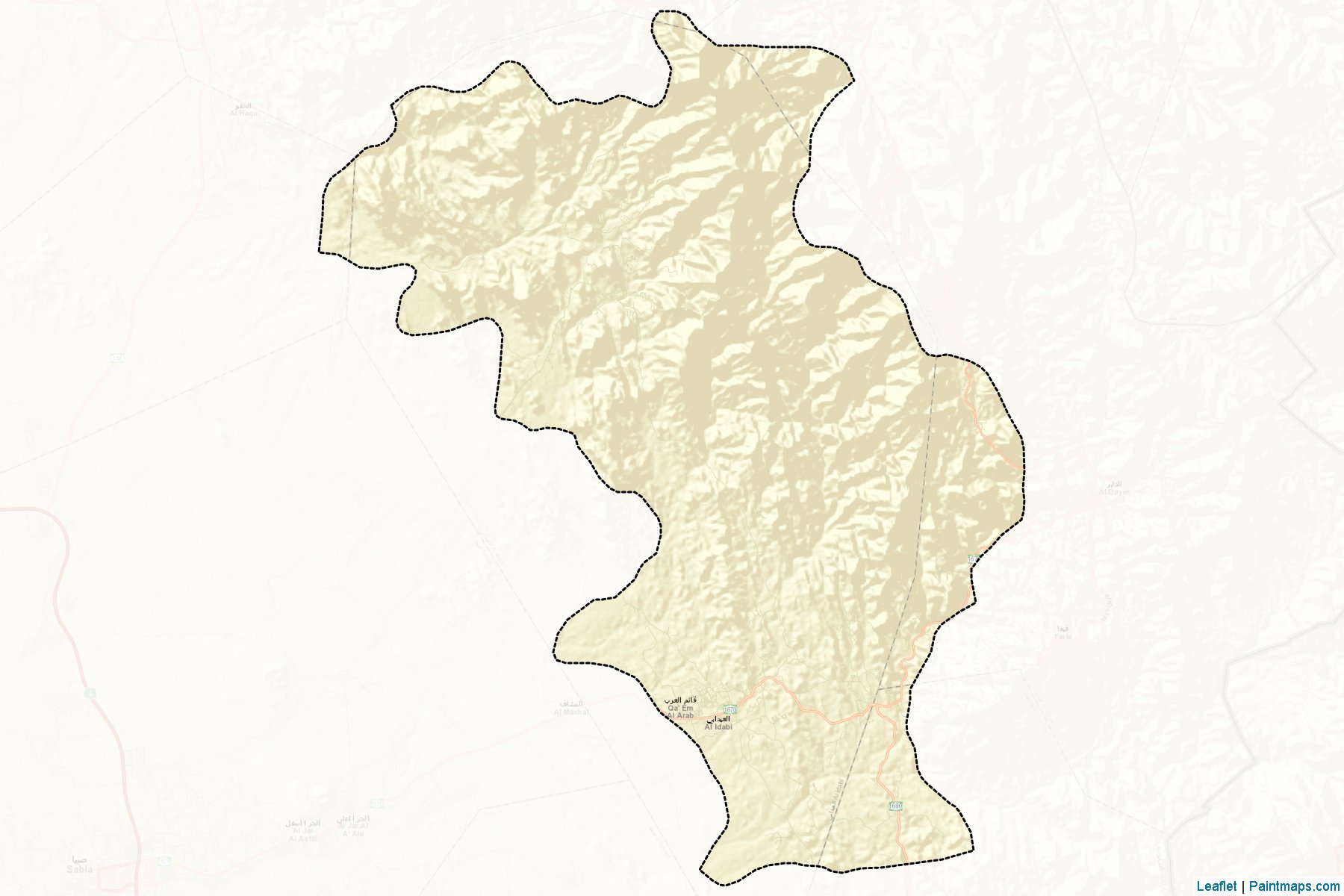 Muestras de recorte de mapas Al-Idabi (Jizan)-2