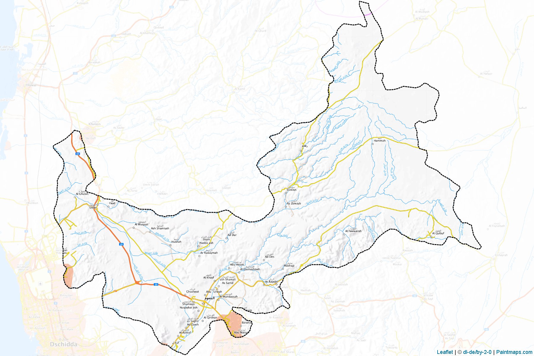 Al-Jumum (Makkah) Map Cropping Samples-1