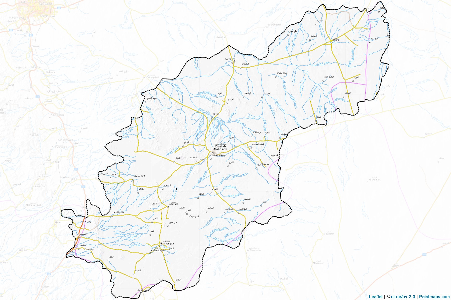 Al-Mahd (Al Madinah) Map Cropping Samples-1