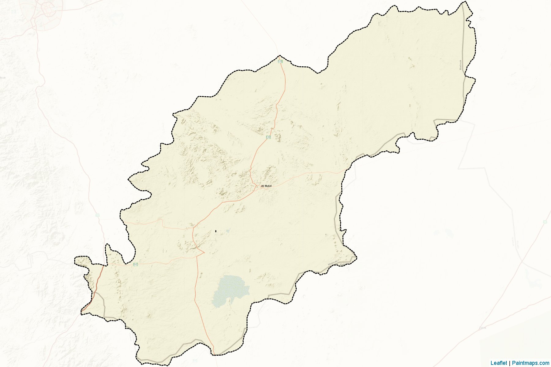 Al-Mahd (Al Madinah) Map Cropping Samples-2