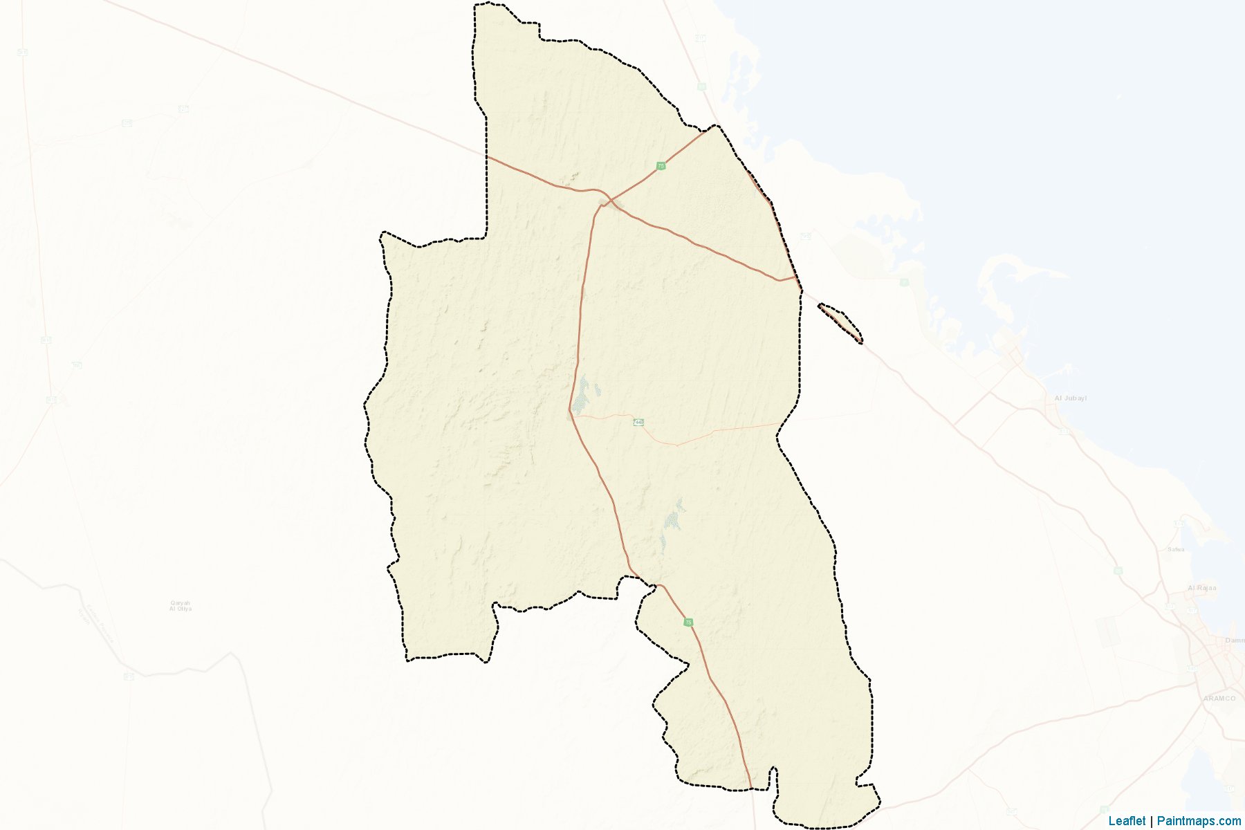 Muestras de recorte de mapas Al-Nuayriyah (Eastern Province)-2