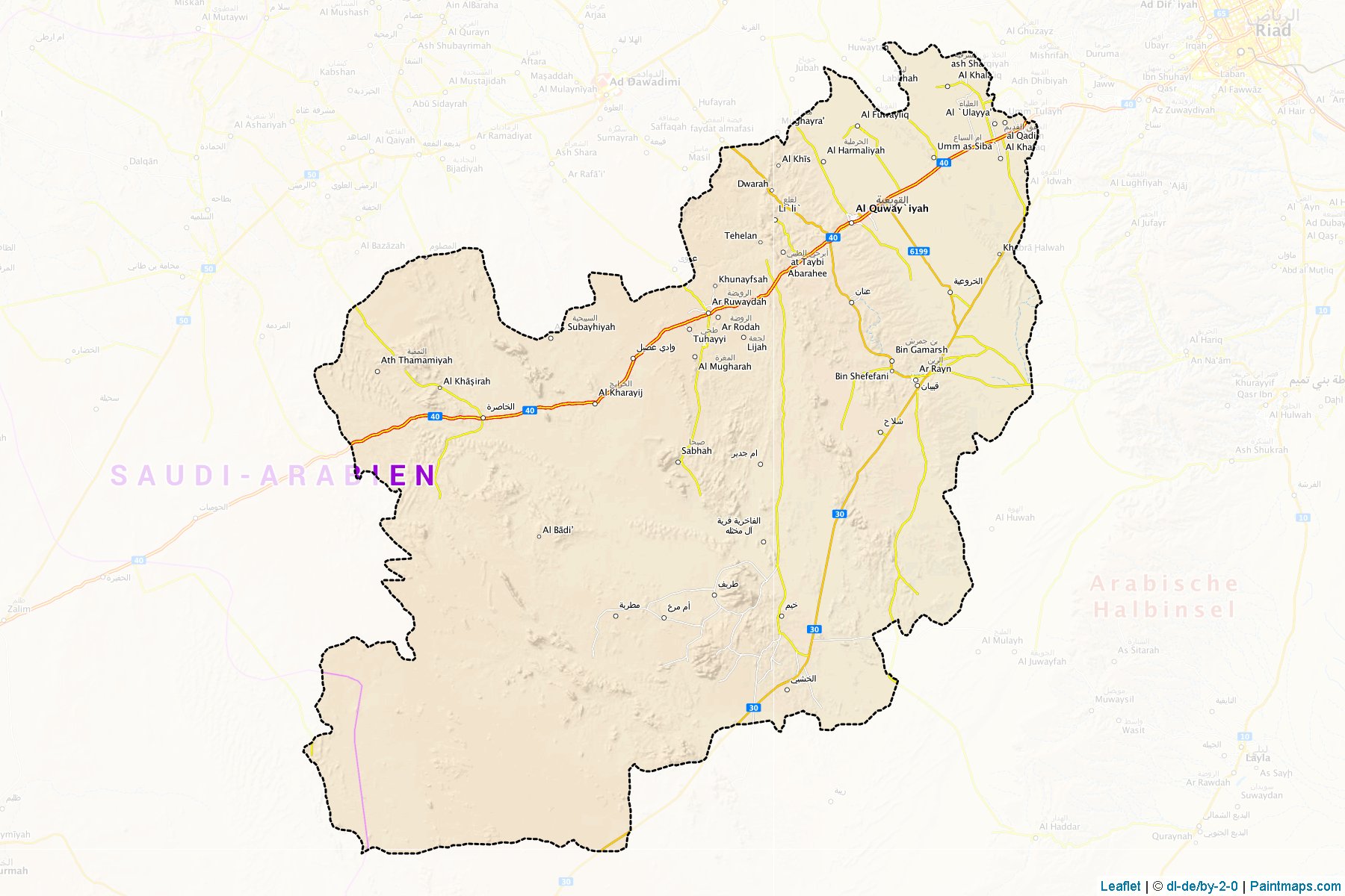 Al-Quwayiyah (Riyadh) Map Cropping Samples-1