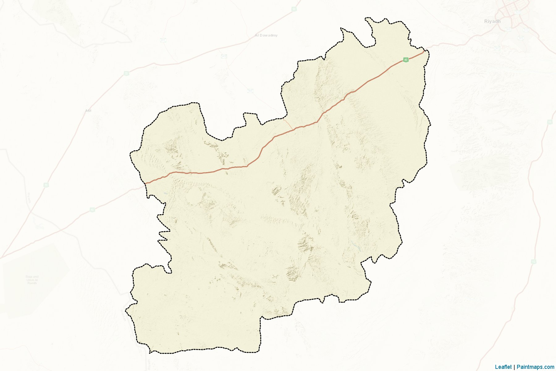 Al-Quwayiyah (Riyadh) Map Cropping Samples-2