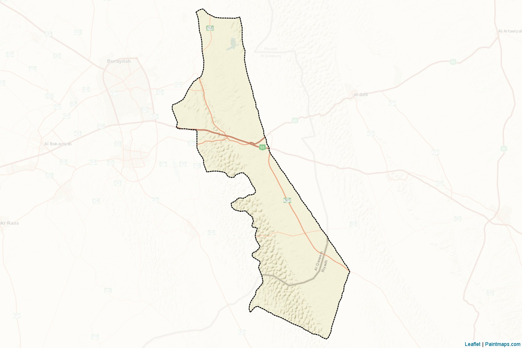 Muestras de recorte de mapas Ash-Shimasiyah (Al-Qassim)-2