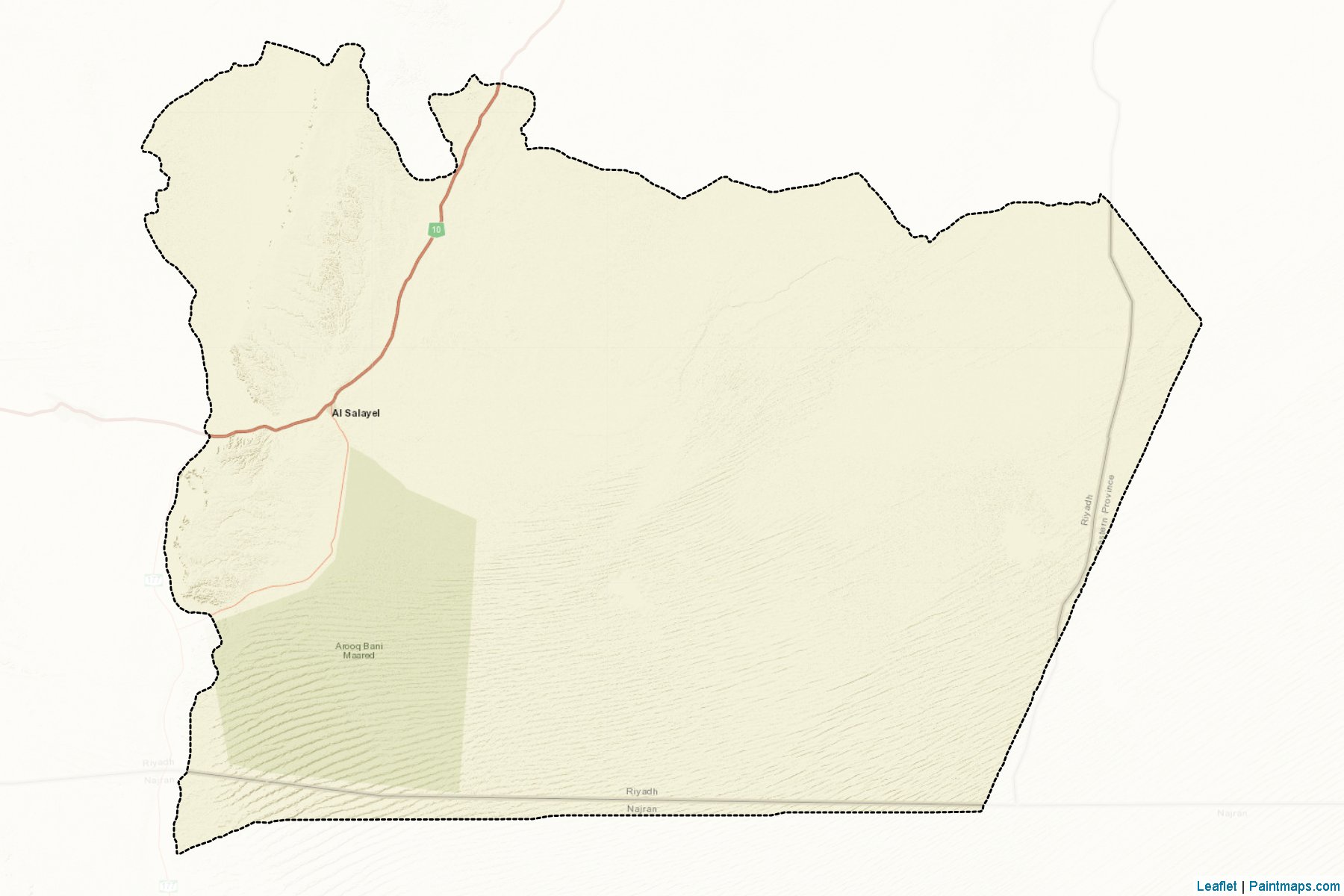 As-Sulayyil (Riyad Bölgesi) Haritası Örnekleri-2