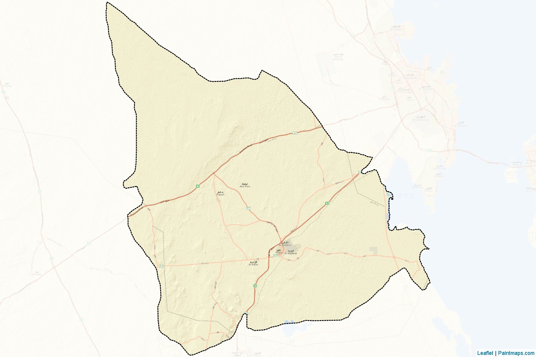 Buqayq (Eastern Province) Map Cropping Samples-2