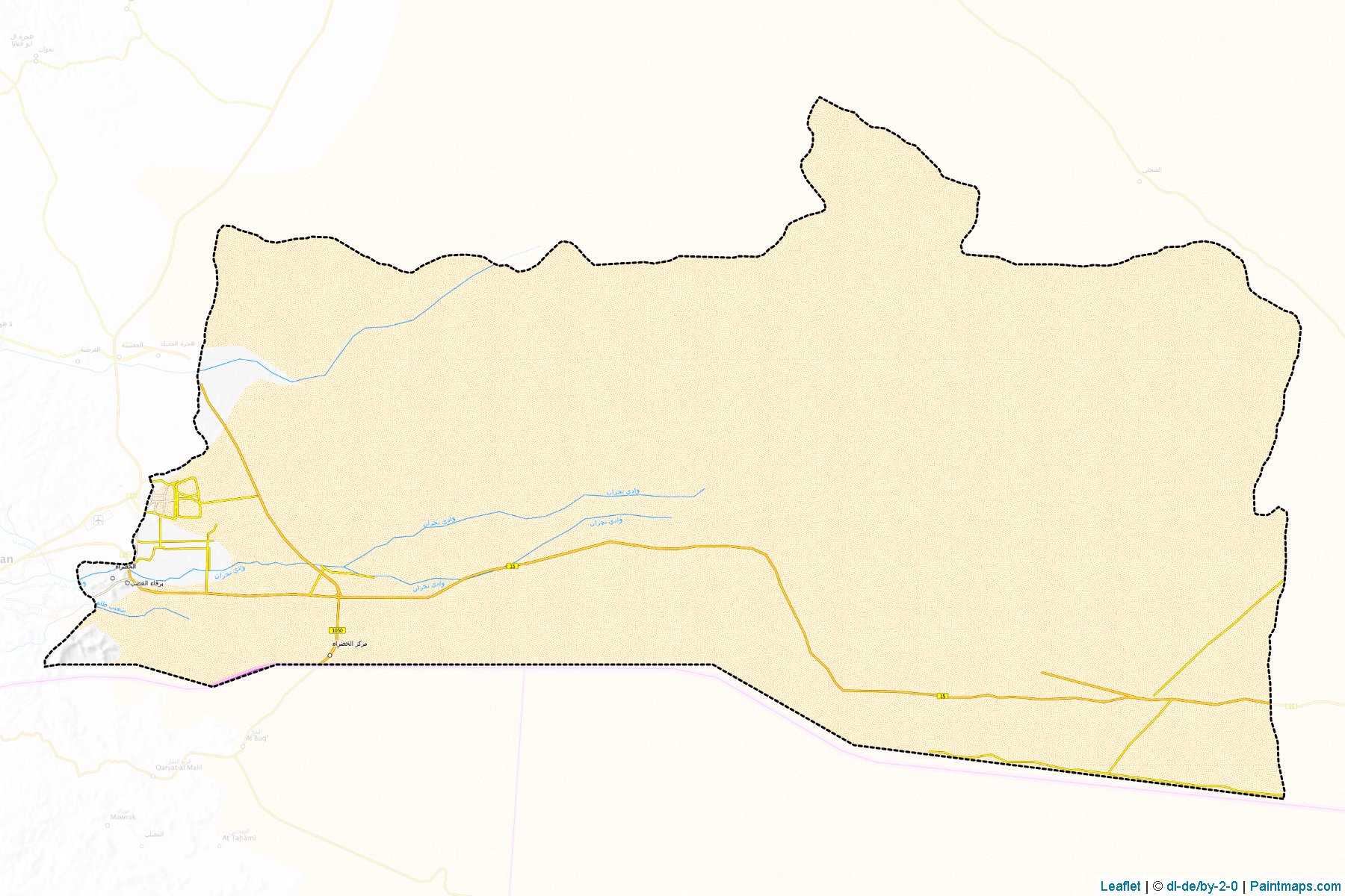 Muestras de recorte de mapas Khubash (Najran)-1