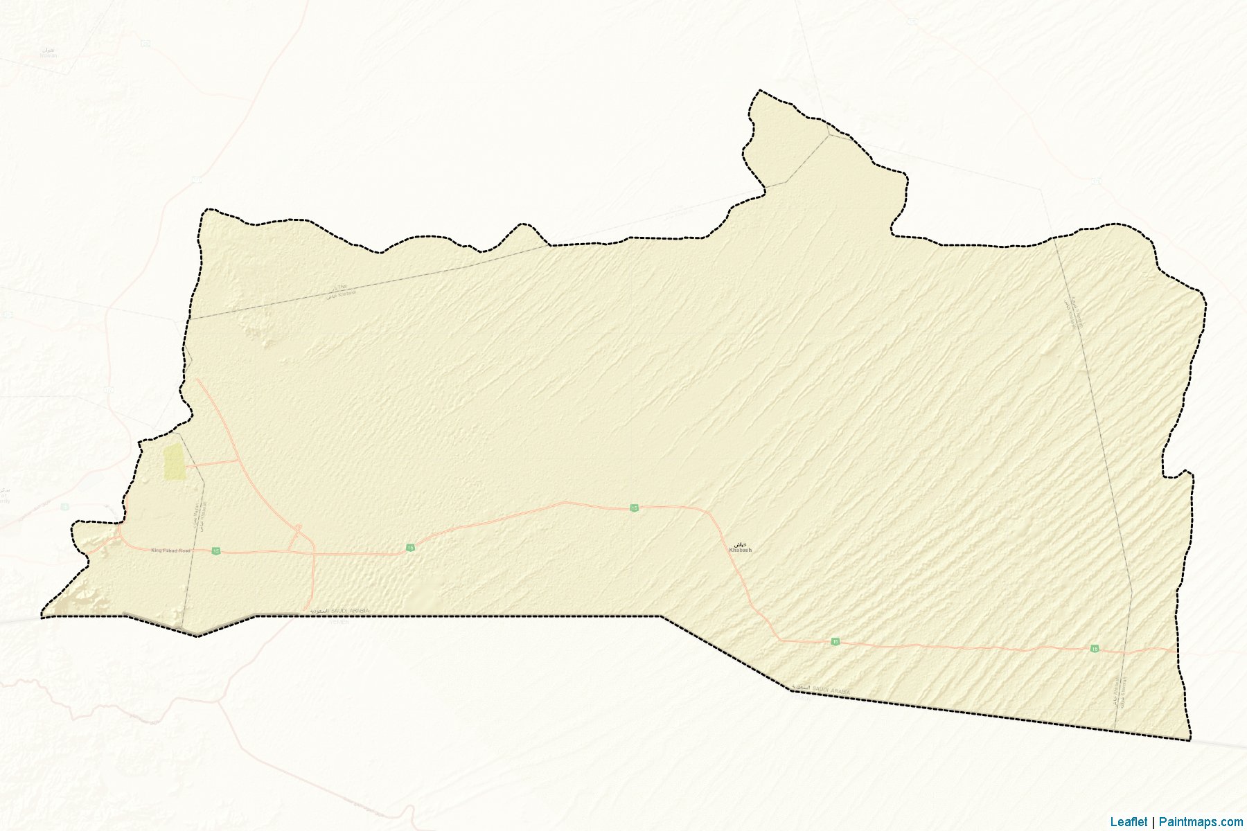 Muestras de recorte de mapas Khubash (Najran)-2