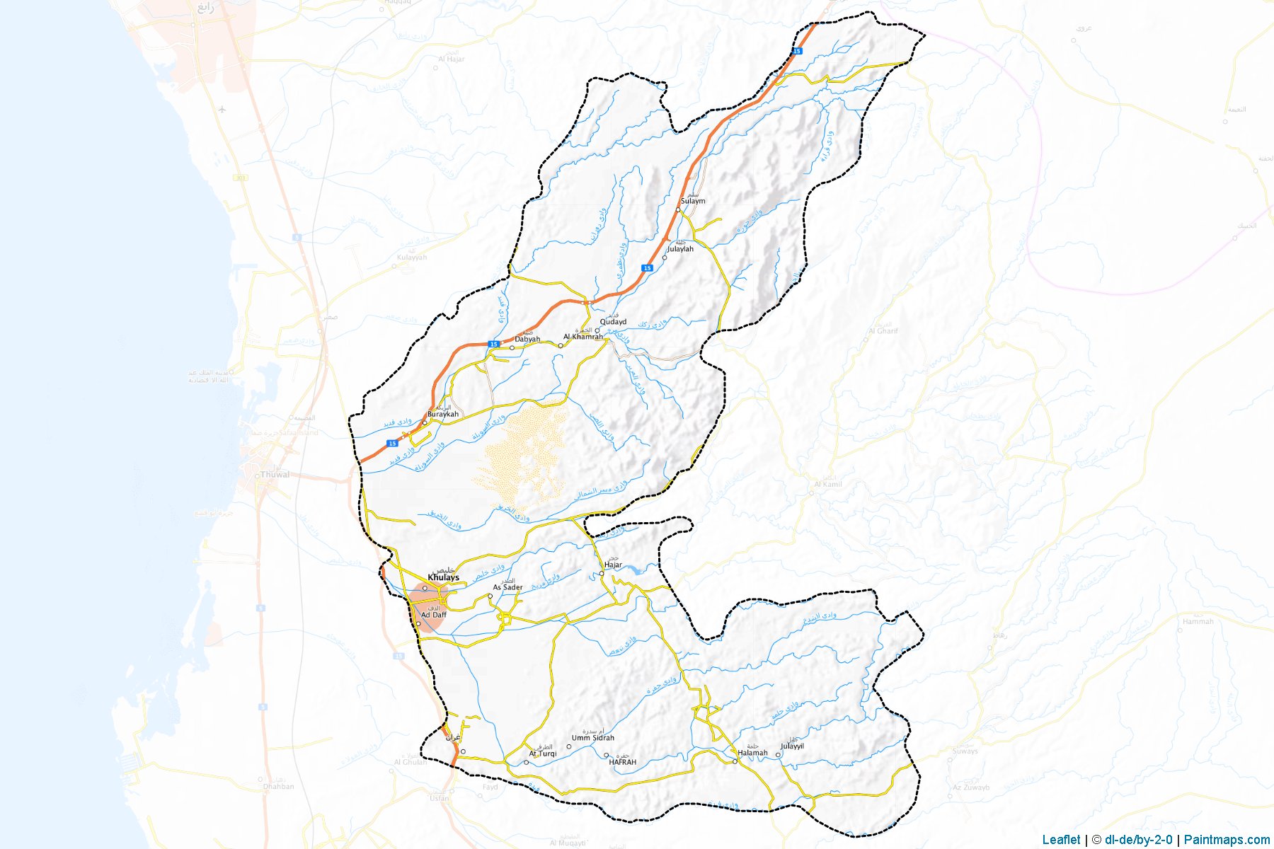 Khulays (Makkah) Map Cropping Samples-1