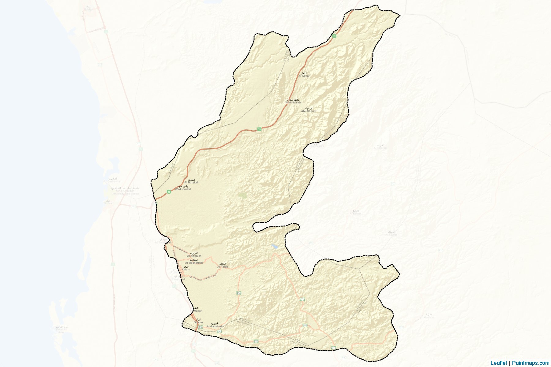 Khulays (Mekke Bölgesi) Haritası Örnekleri-2