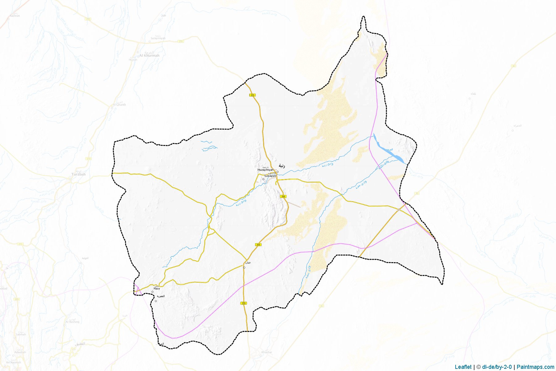 Ranyah (Makkah) Map Cropping Samples-1