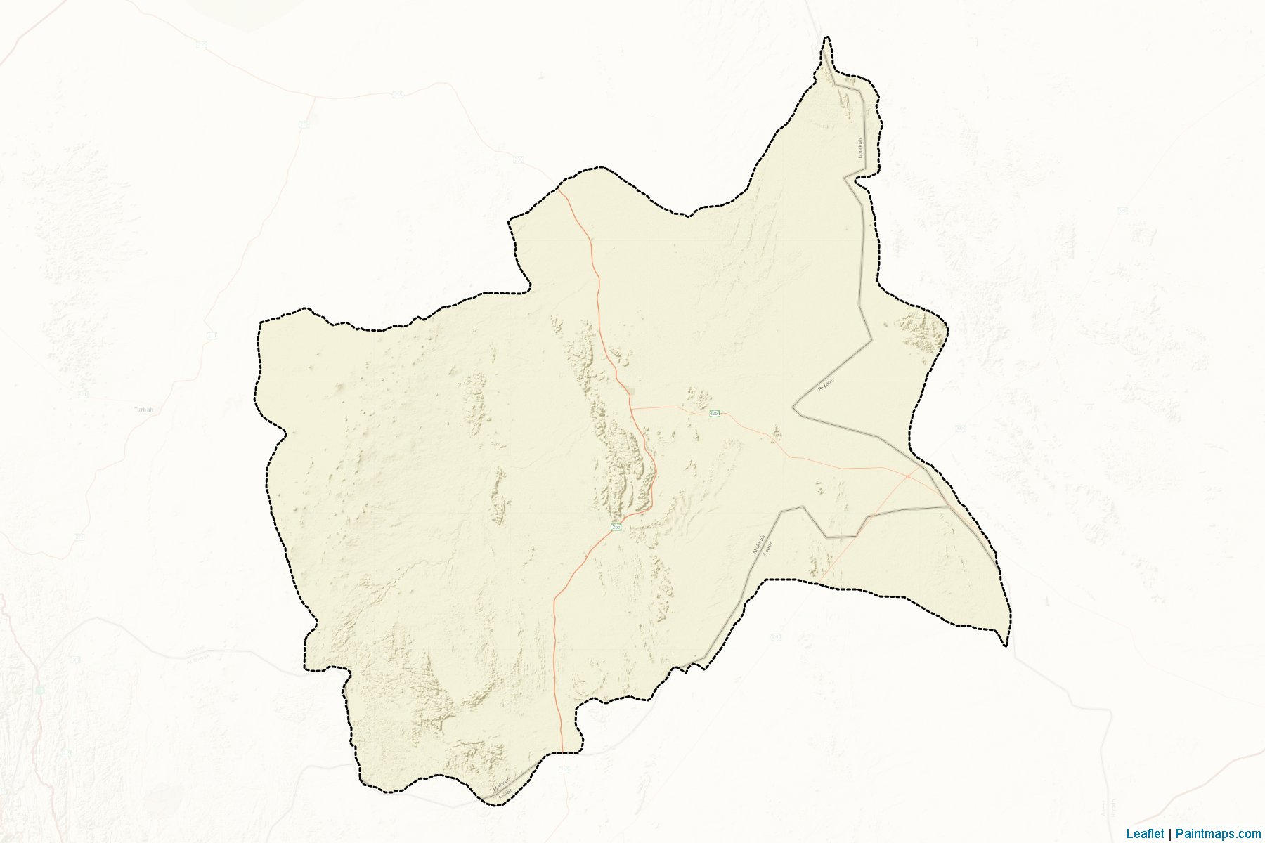 Ranyah (Mekke Bölgesi) Haritası Örnekleri-2