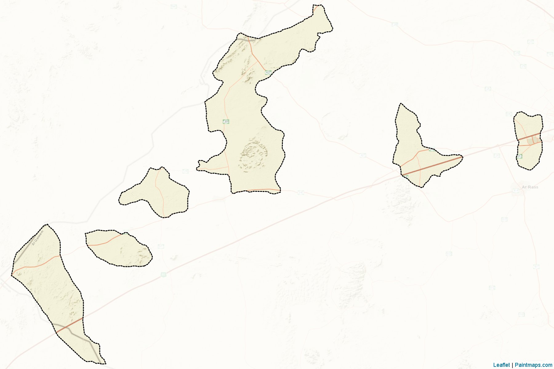 Riyadh al-Khabra (Al-Qassim) Map Cropping Samples-2