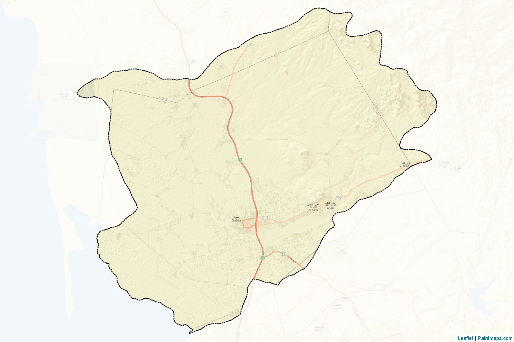 Muestras de recorte de mapas Sabya (Jizan)-2