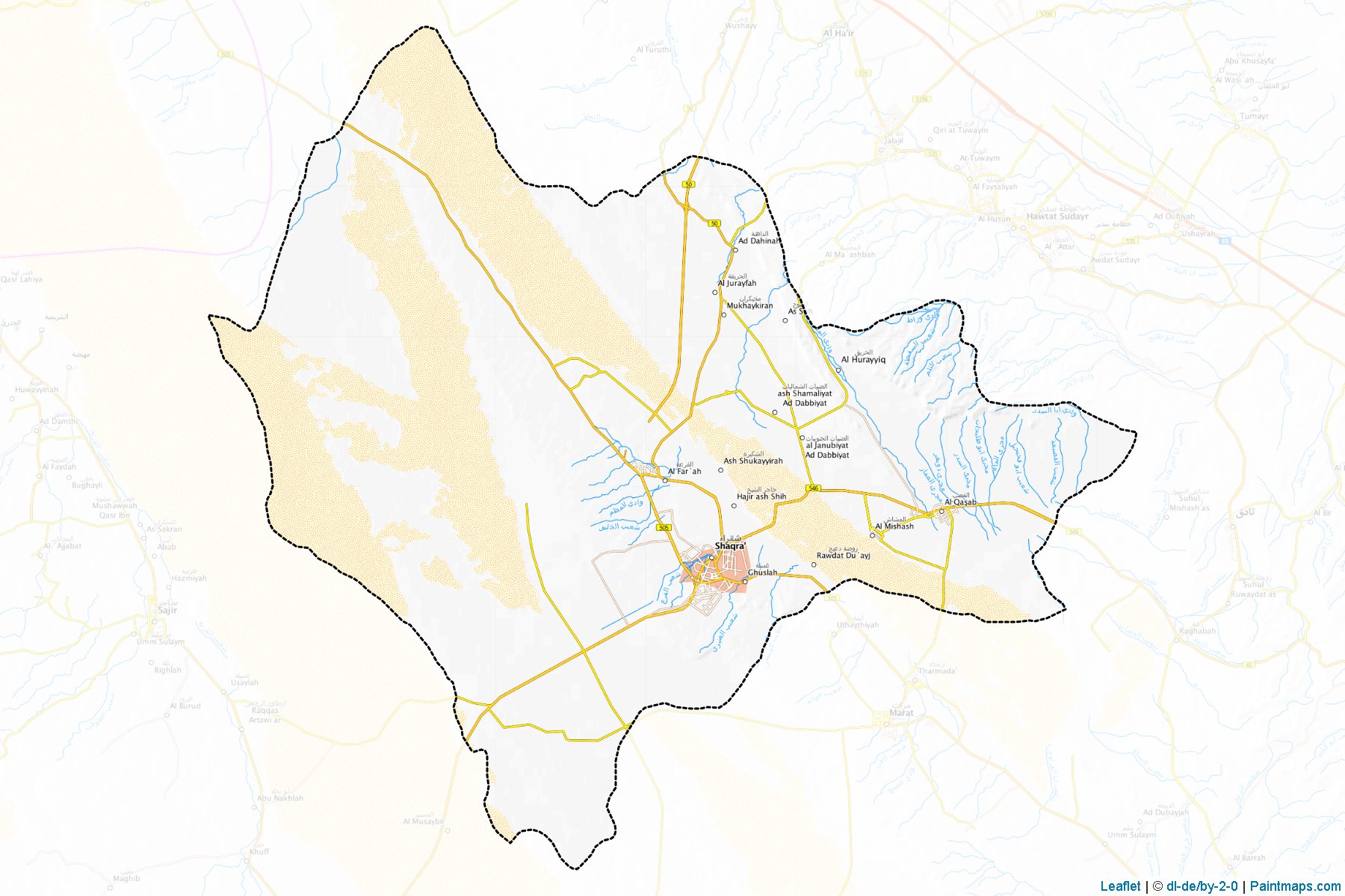 Shaqra (Riyadh) Map Cropping Samples-1