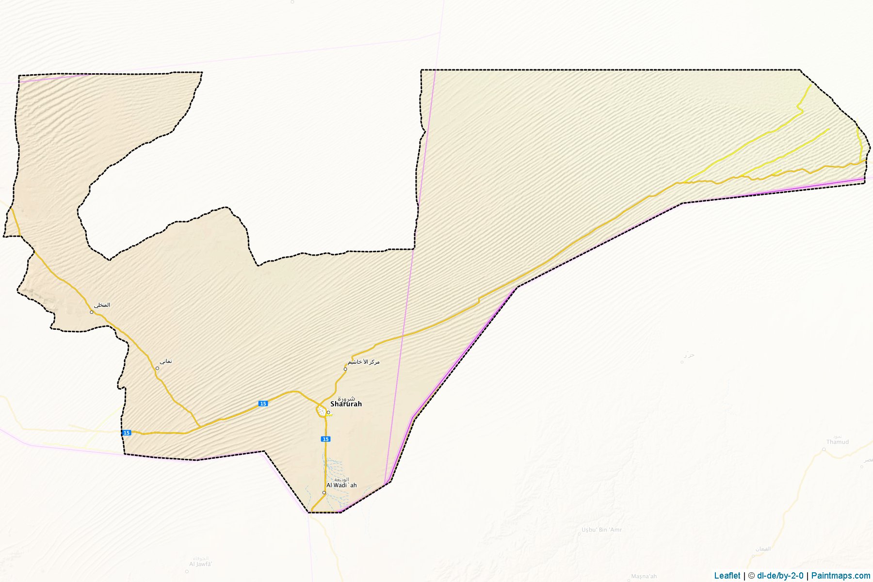 Şarure (Necran Bölgesi) Haritası Örnekleri-1