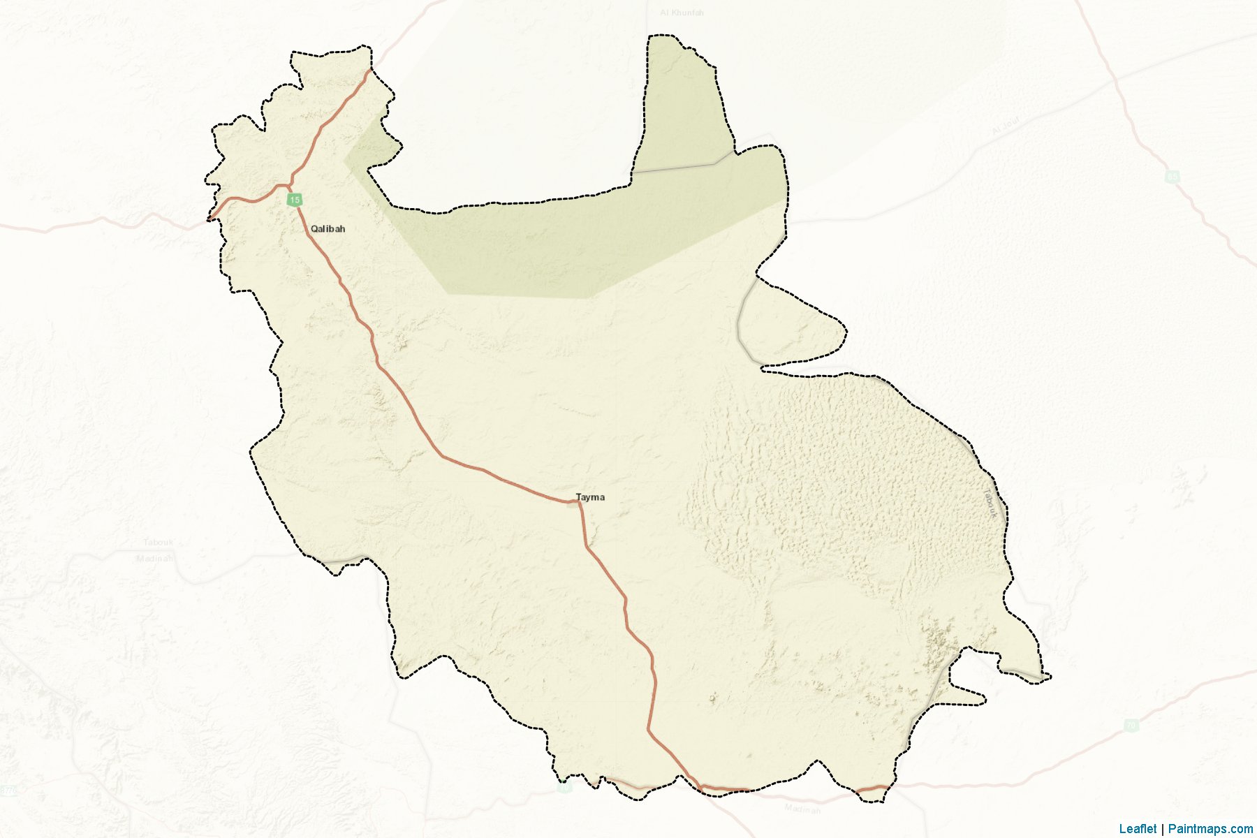 Teyma (Tebük Bölgesi) Haritası Örnekleri-2