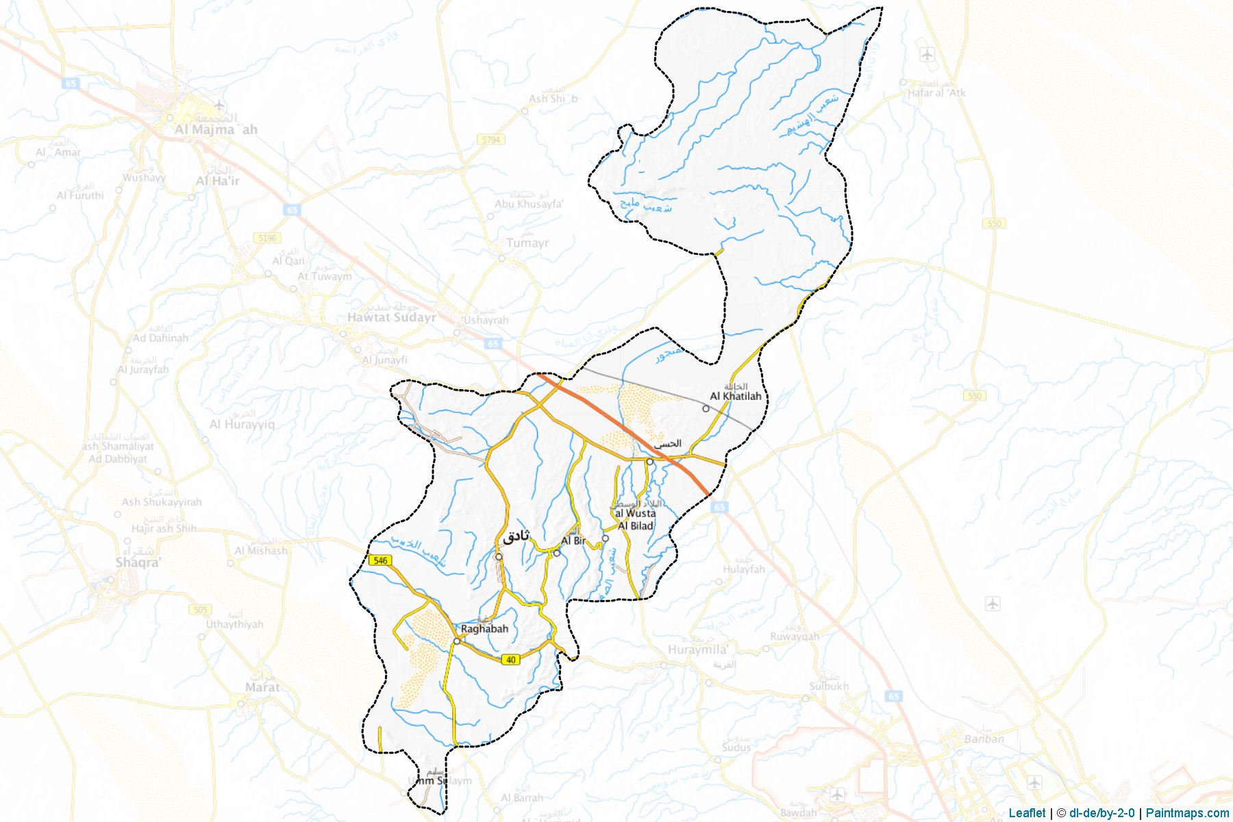 Muestras de recorte de mapas Thadiq (Riyadh)-1