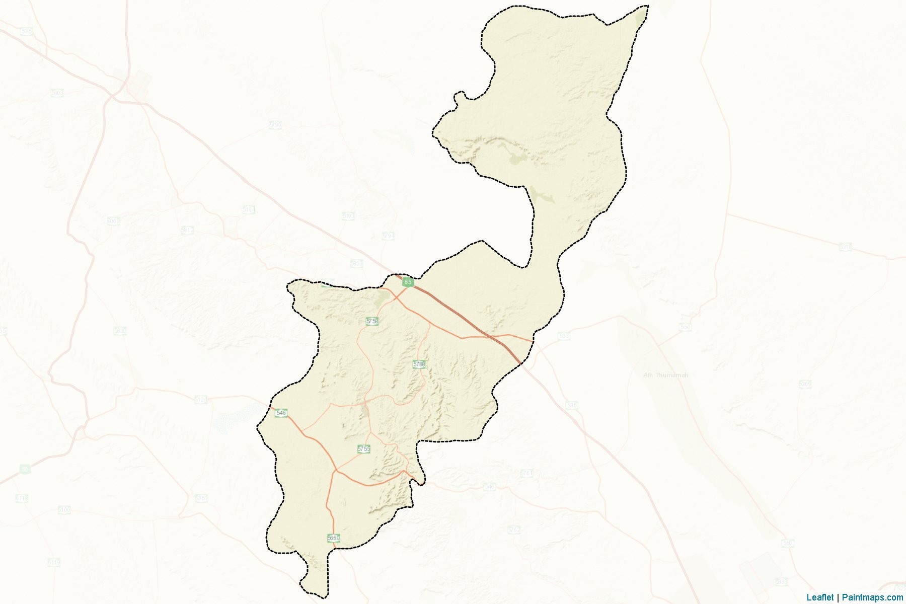 Muestras de recorte de mapas Thadiq (Riyadh)-2