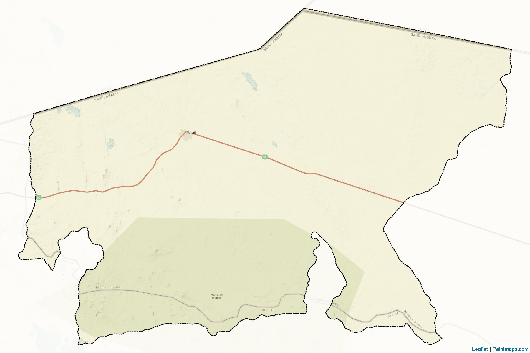 Turayf (Northern Borders) Map Cropping Samples-2