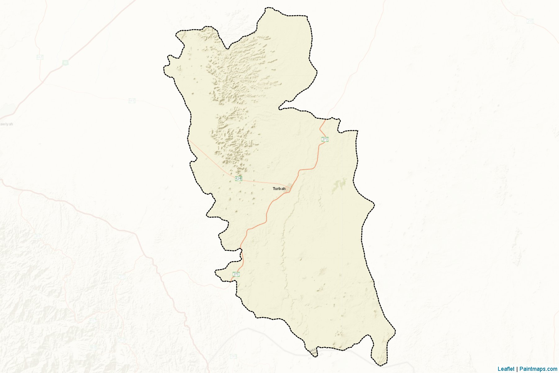 Muestras de recorte de mapas Turubah (Makkah)-2