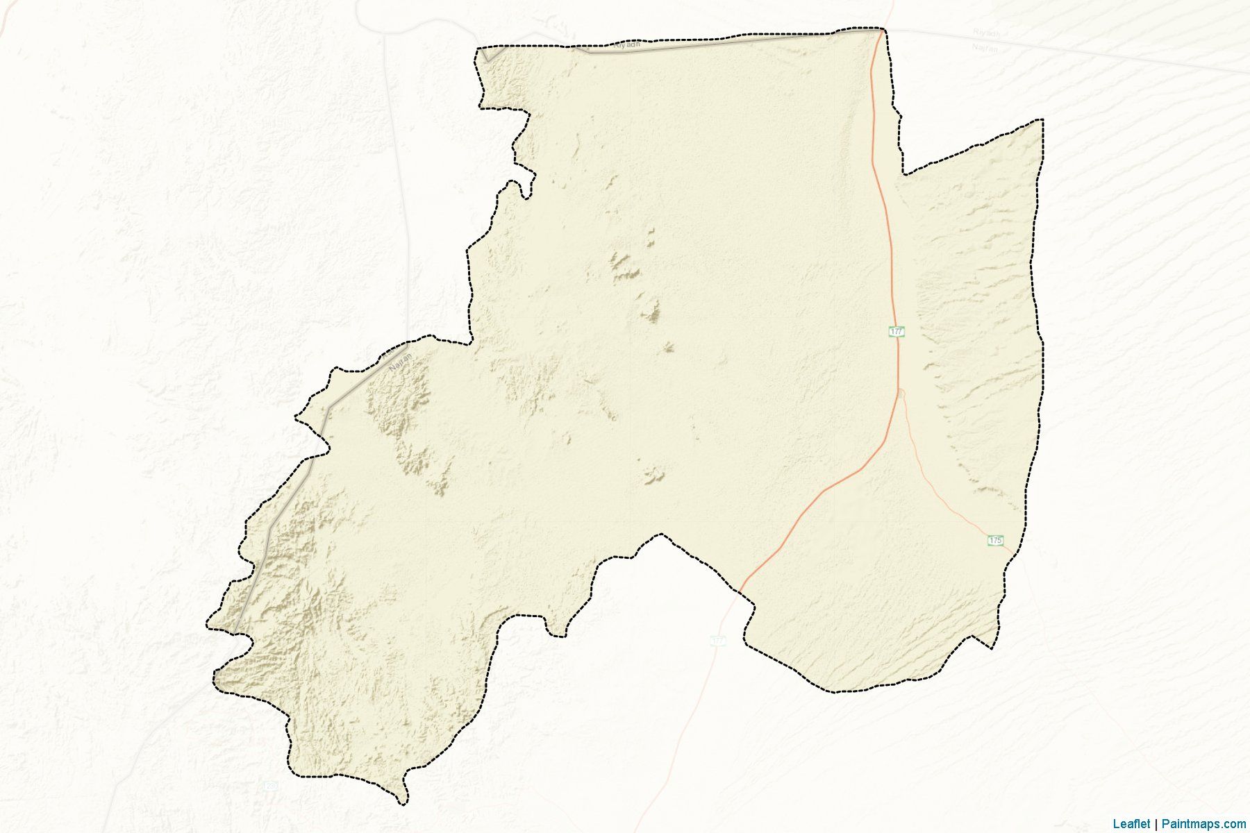 Muestras de recorte de mapas Yadamah (Najran)-2