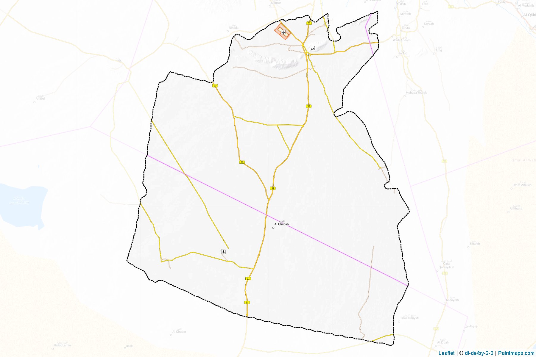 Adam (Ad Dakhiliyah) Map Cropping Samples-1