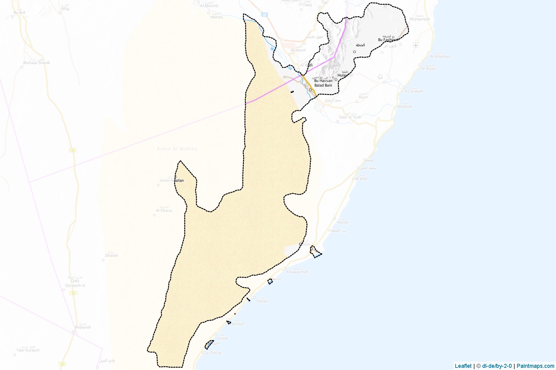 Jaalan Bani Bu Hasan (Ash Sharqiyah) Map Cropping Samples-1