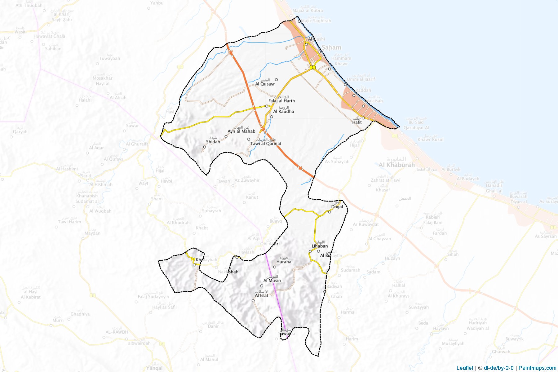 Saham (Al Batinah) Map Cropping Samples-1