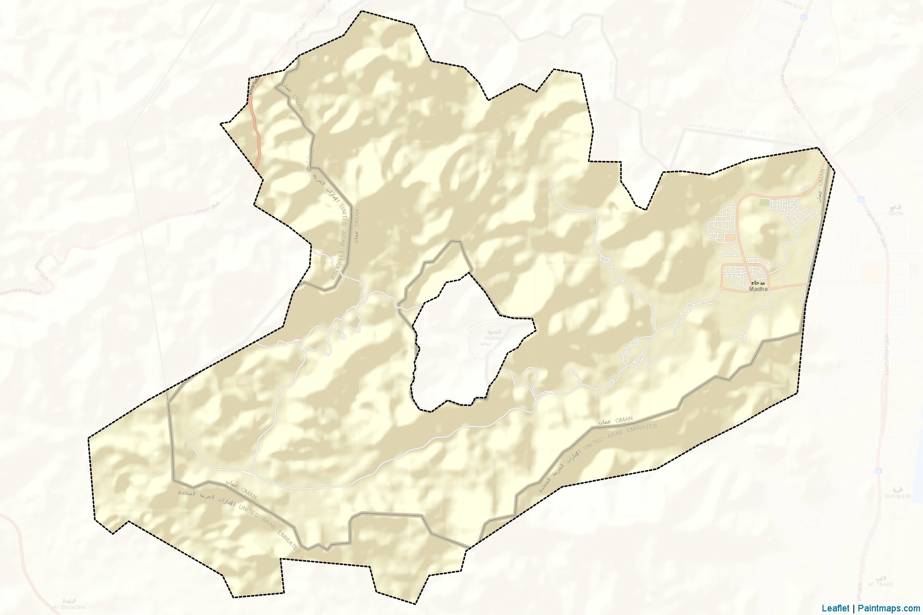 Madha (Musandam) Map Cropping Samples-2