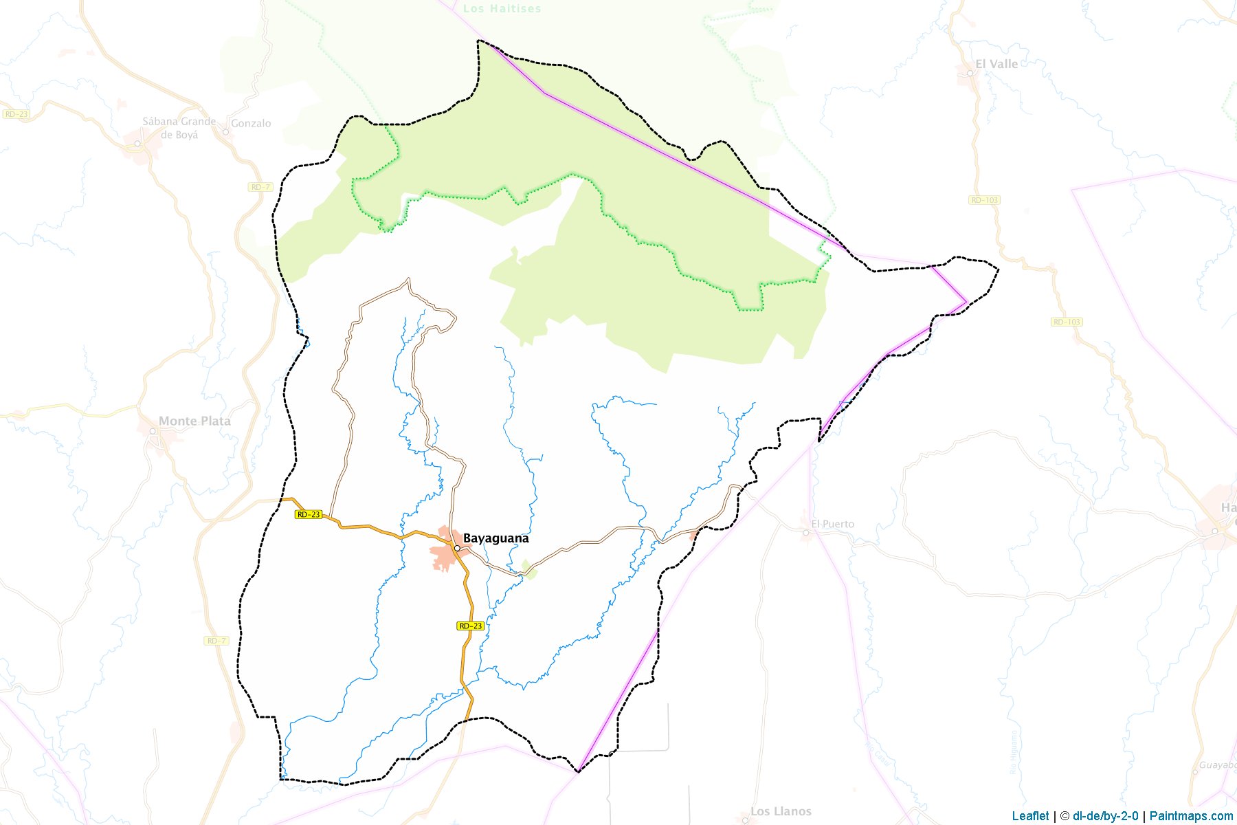 Muestras de recorte de mapas Bayaguana (Monte Plata)-1