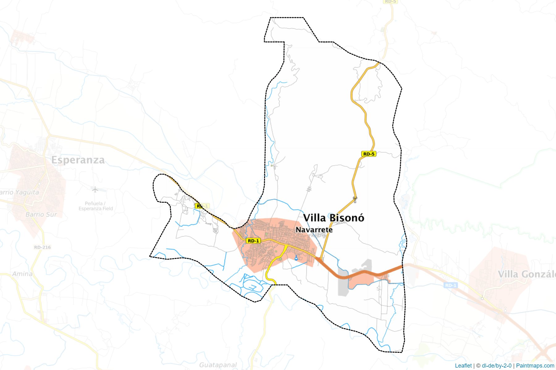 Muestras de recorte de mapas Bisonó (Santiago)-1