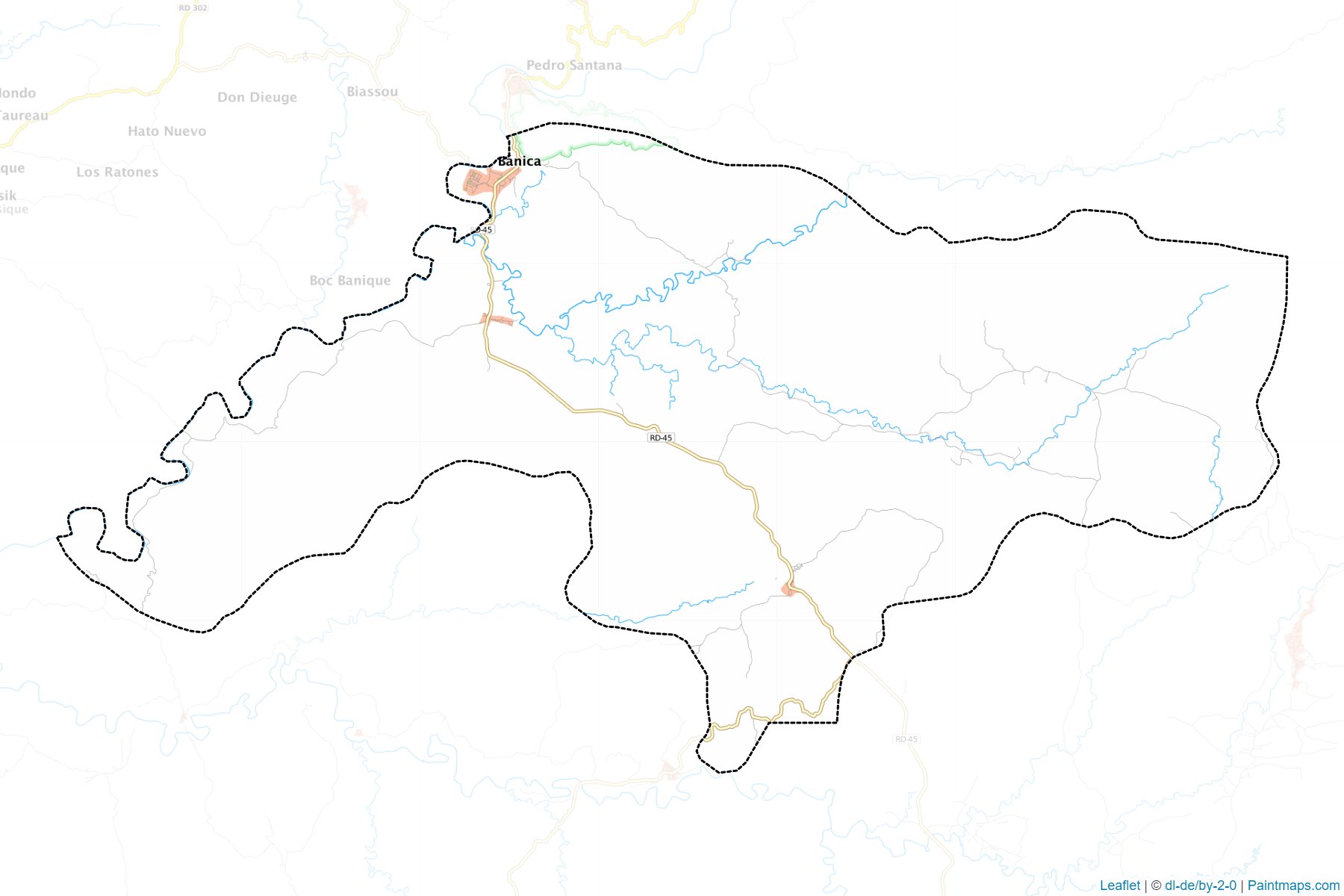 Muestras de recorte de mapas Bánica (La Estrelleta)-1