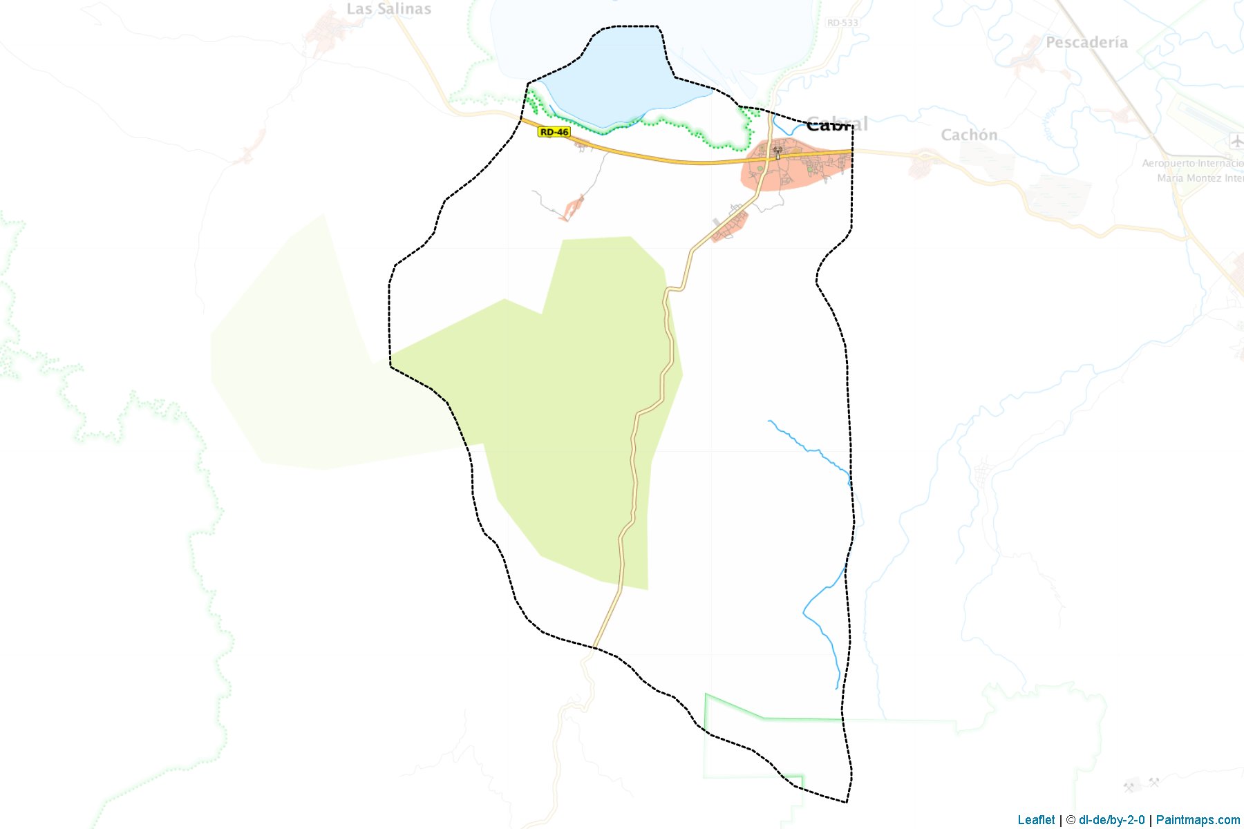 Muestras de recorte de mapas Cabral (Barahona)-1