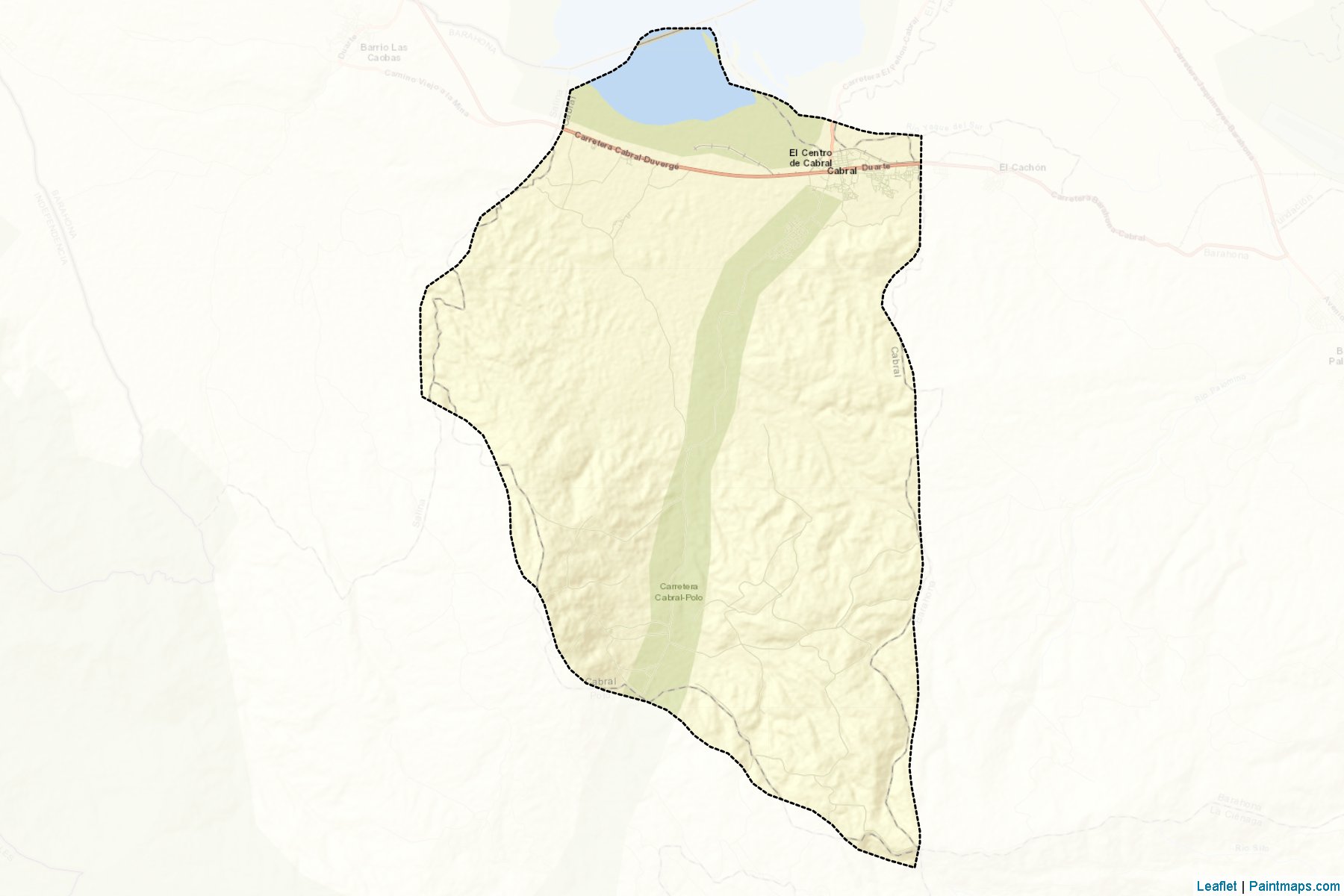 Muestras de recorte de mapas Cabral (Barahona)-2