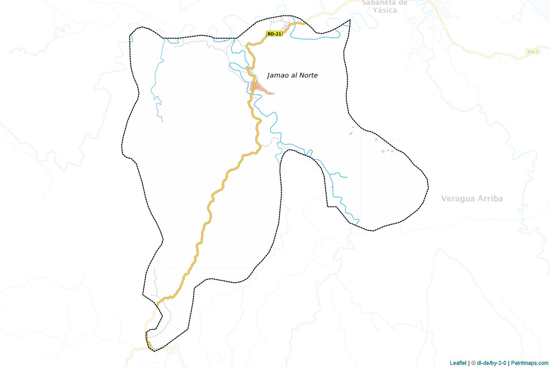 Muestras de recorte de mapas Jamao Al Norte (Espaillat)-1