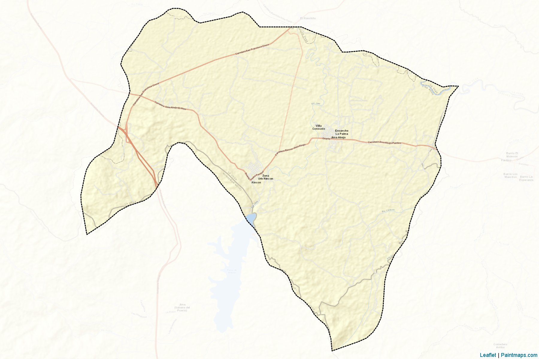 Muestras de recorte de mapas Jima Abajo (La Vega)-2