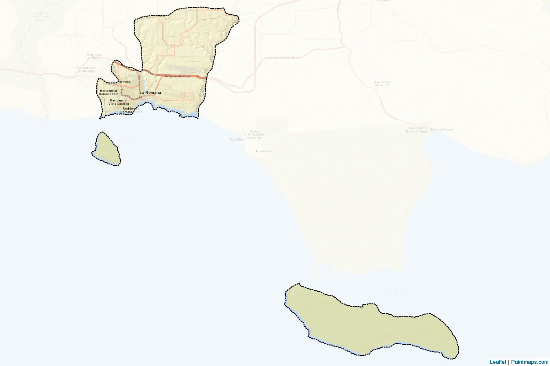 Muestras de recorte de mapas La Romana (La Romana)-2