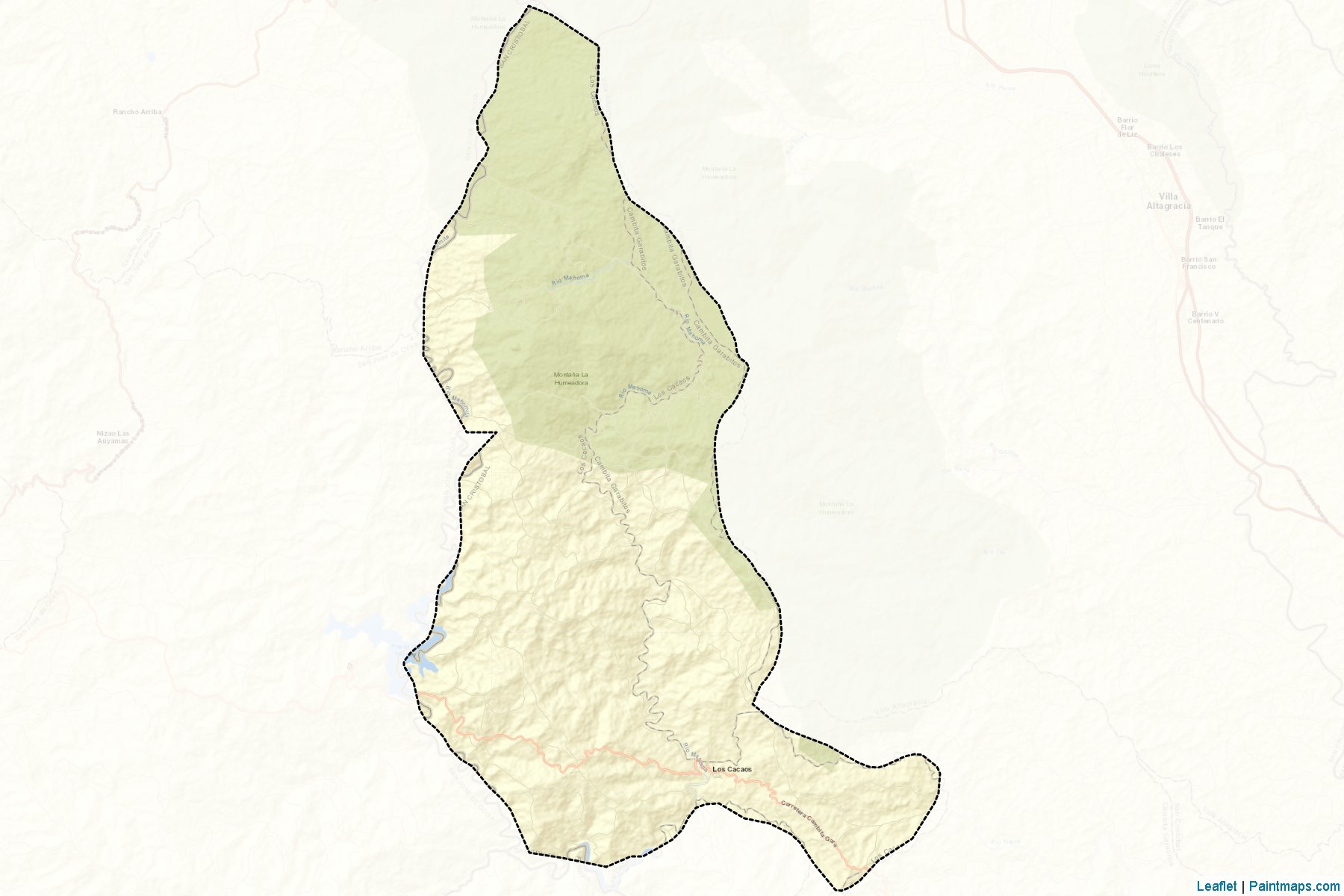 Muestras de recorte de mapas Los Cacaos (San Cristóbal)-2