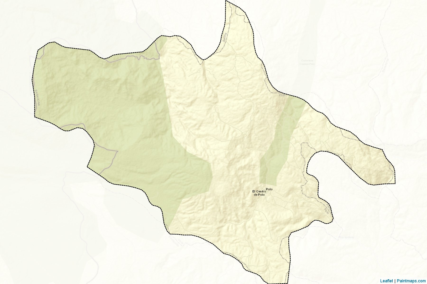 Muestras de recorte de mapas Polo (Barahona)-2