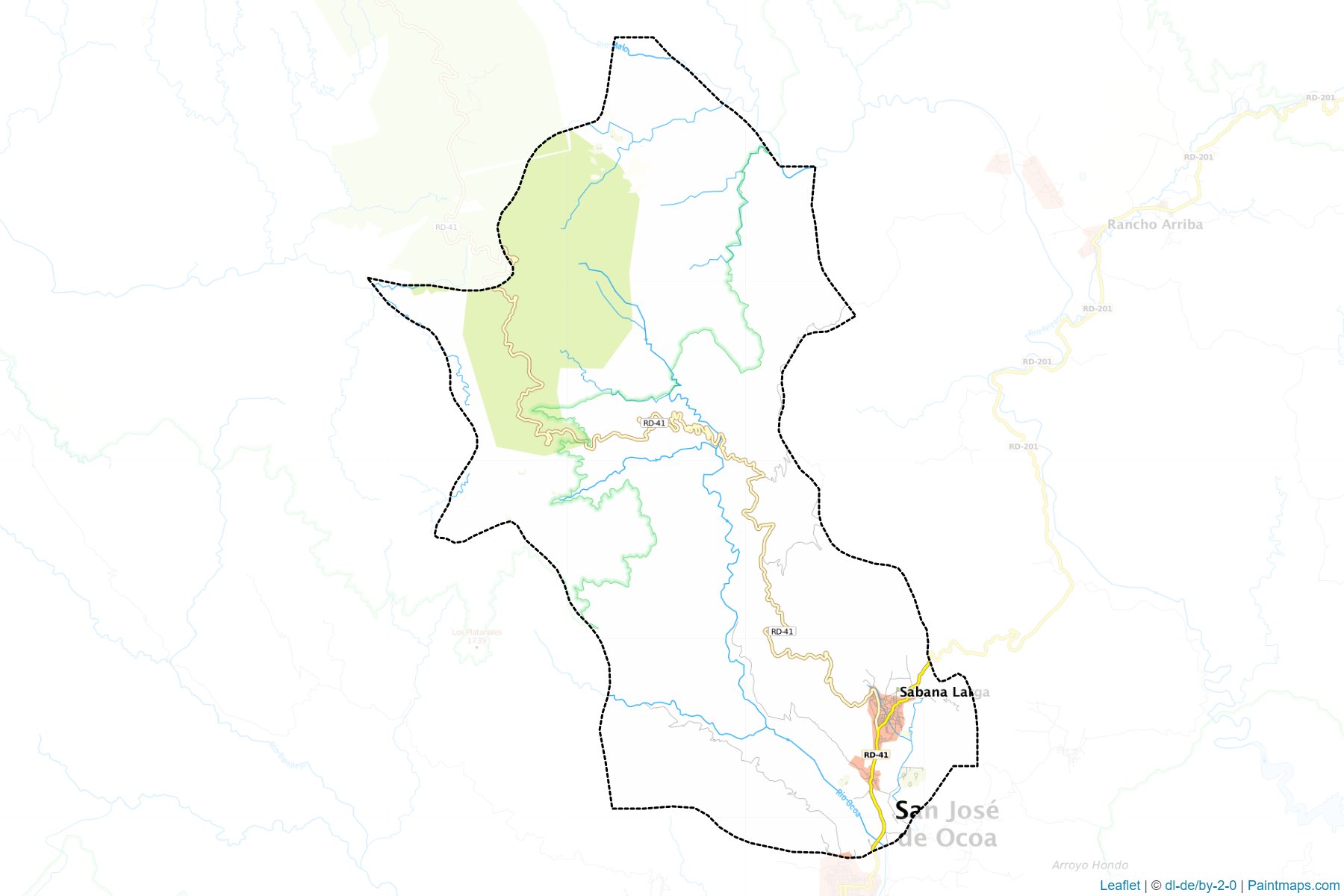 Sabana Larga (San José de Ocoa) Map Cropping Samples-1