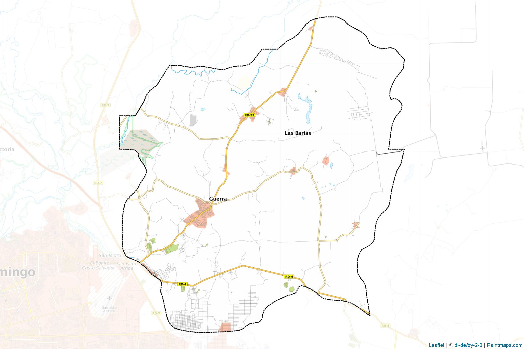 Muestras de recorte de mapas San Antonio De Guerra (Santo Domingo)-1