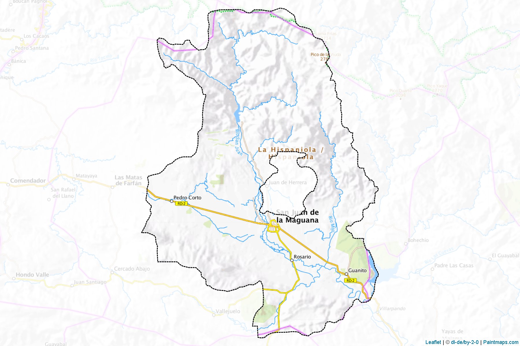 Make printable San Juan maps with border masking (cropping) using ...