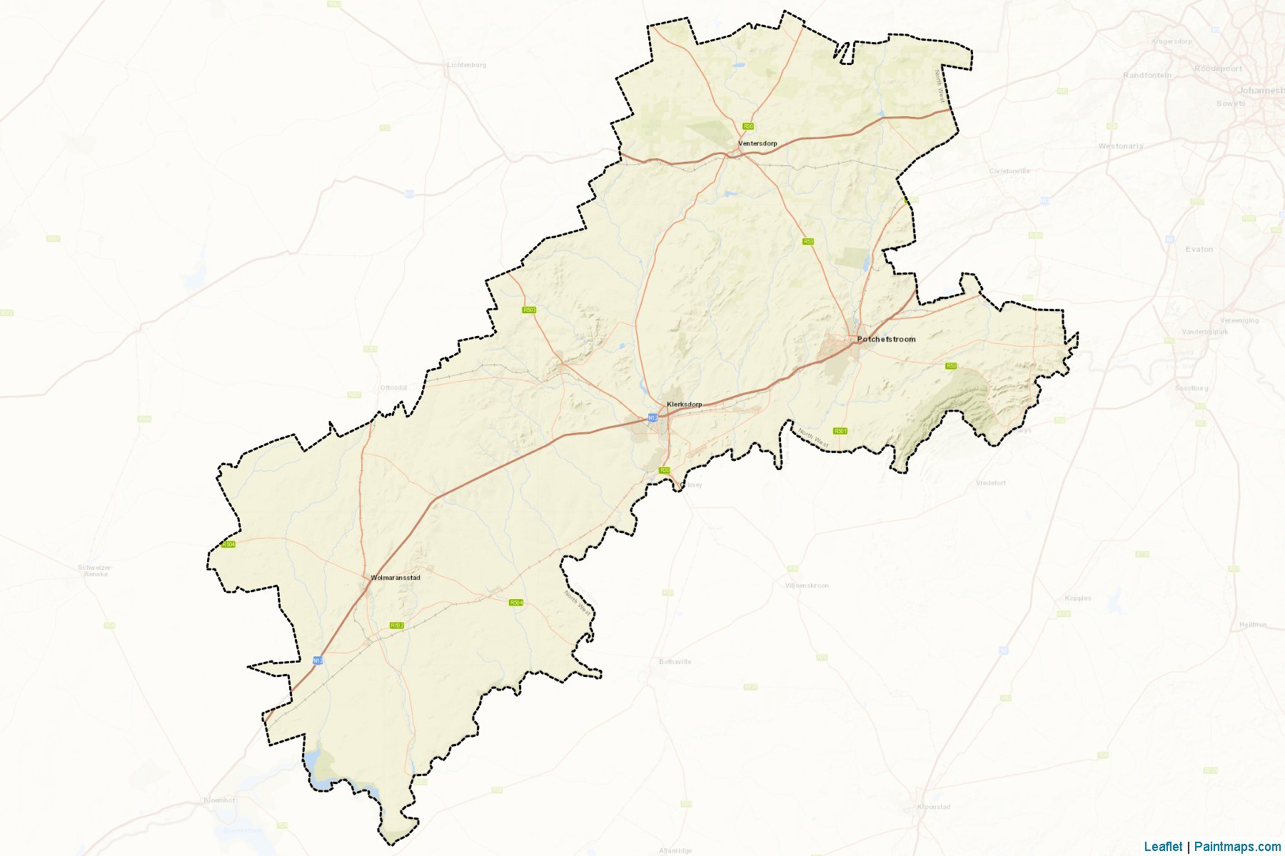 Dr Kenneth Kaunda (North West) Map Cropping Samples-2