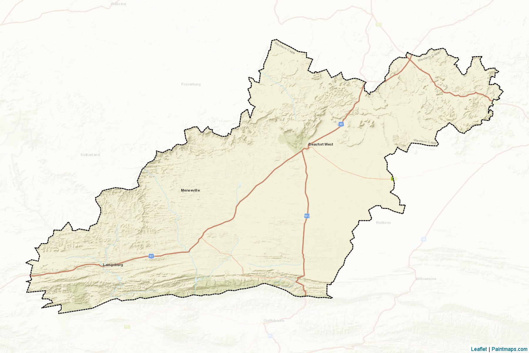 Central Karoo (Western Cape) Map Cropping Samples-2